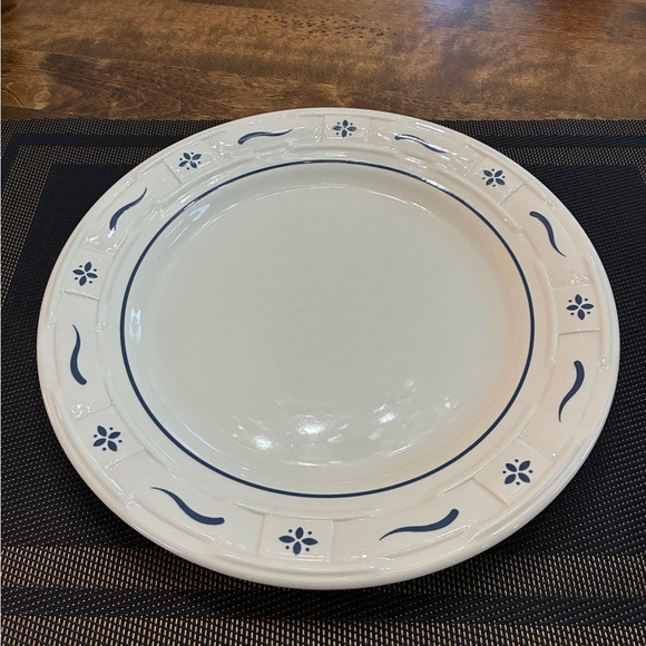 Longaberger Classic Blue Heritage Woven Traditions Pottery place setting - Picture 4 of 7